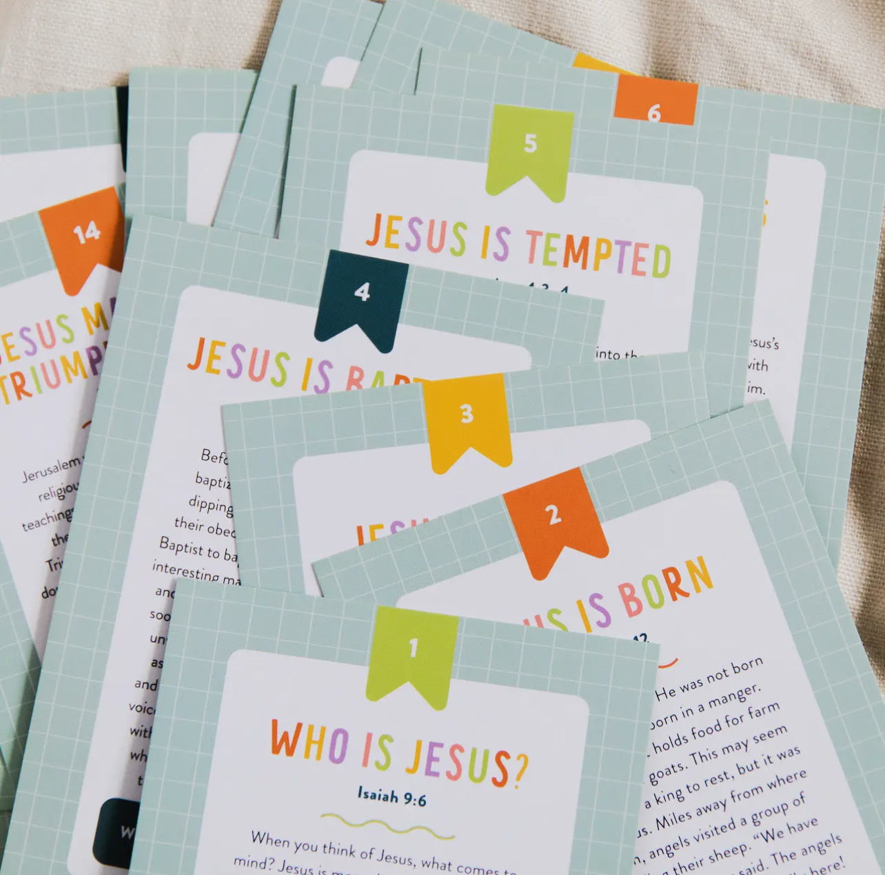 Life of Jesus Card Set | Kids