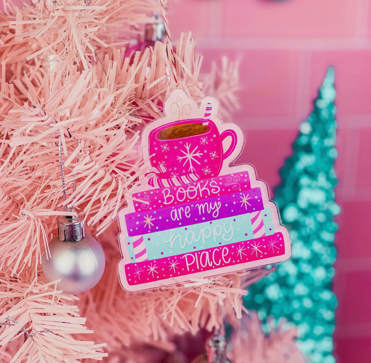 Books are my Happy Place Ornament