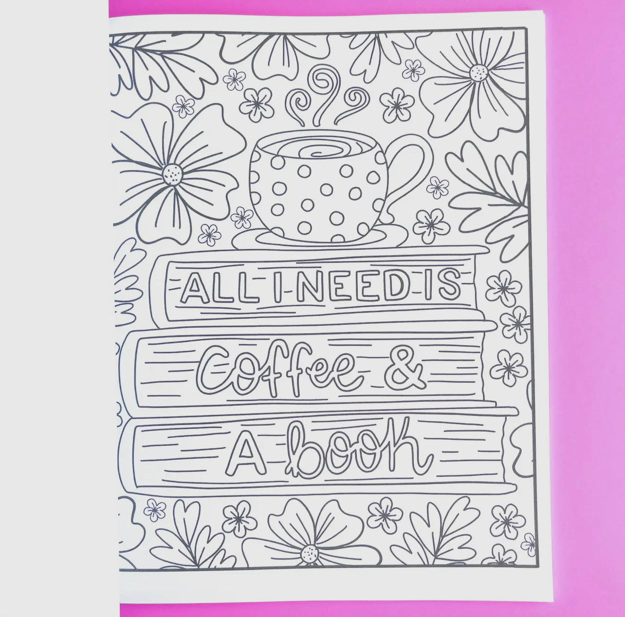 All Booked Coloring Book