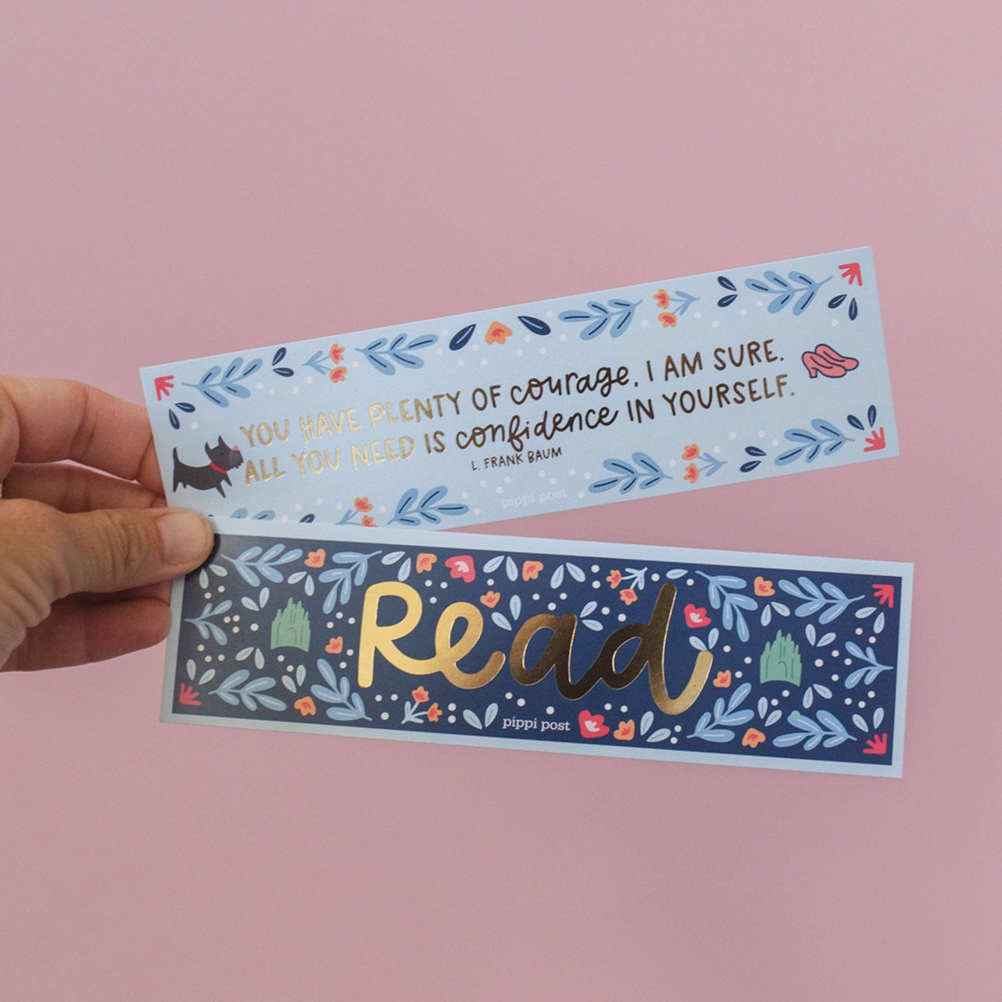 Read Wizard of Oz Gold Foil Bookmark Set