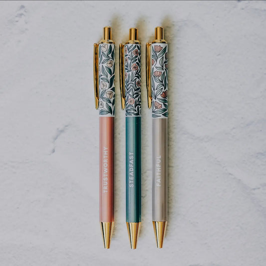 Floral Pen Set