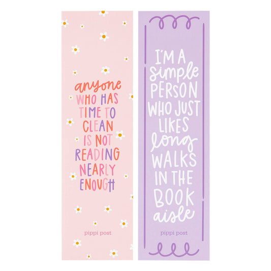 Long Walks in the Book Aisle Bookmark Set