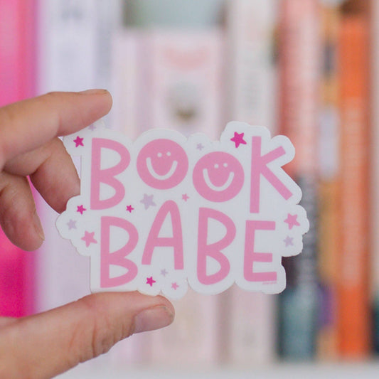 Book Babe Decal Sticker